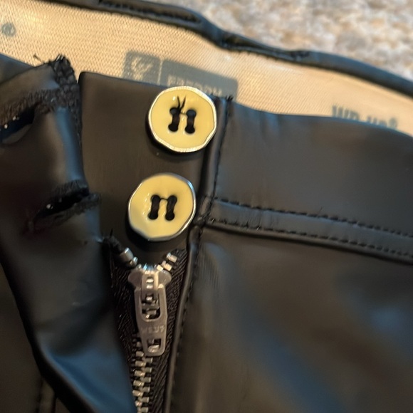 Freddy Faux Leather black pants size 10 - Picture 13 of 13